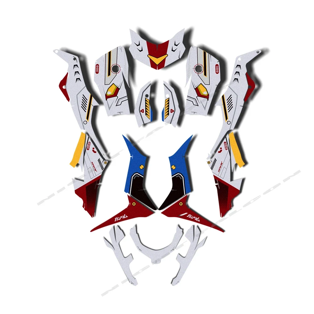 Для X Max 300 XMAX 2023 2024 наклейка на мотоцикл обтекатель наклейки тело аксессуары для