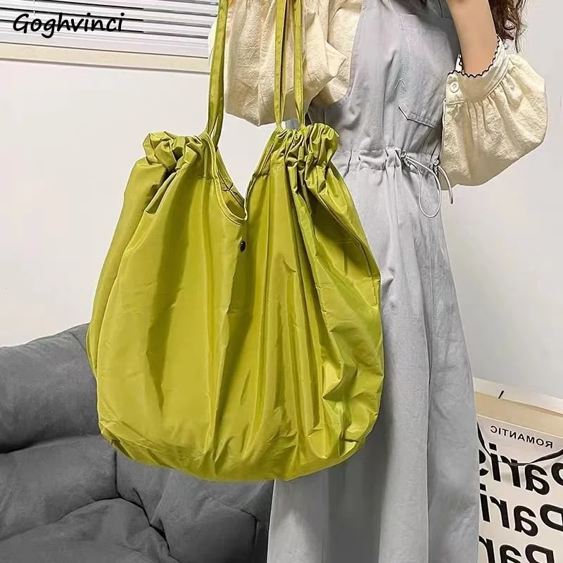 

Portable Shopping Bags Waterproof Folding Oxford Bag All-match Shopper Large Capacity Eco-friendly Shoulder Underarm Casual Tote
