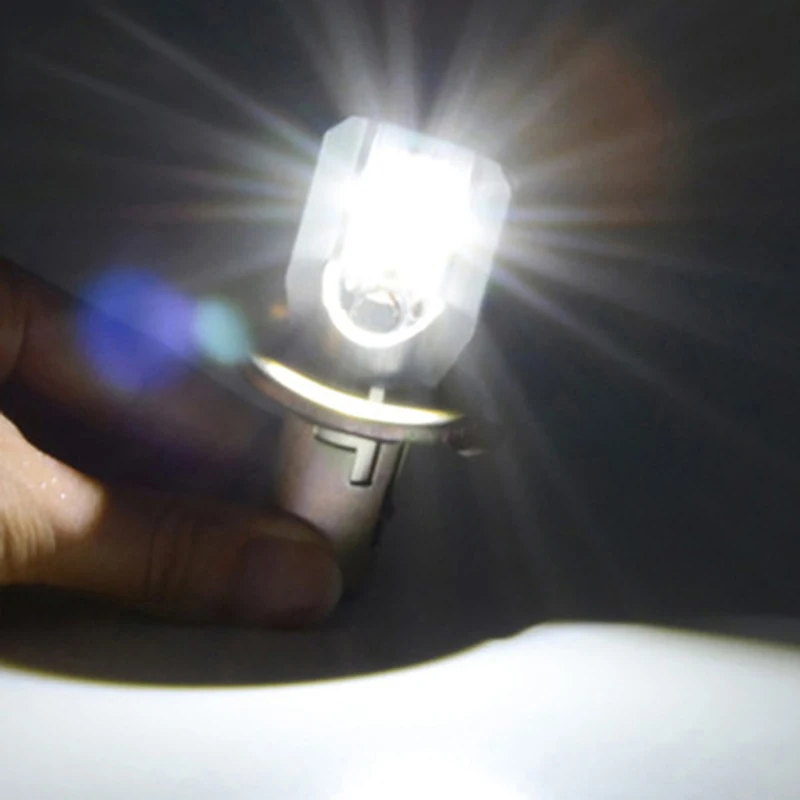 Светодиодная лампа для мотоциклетных фар скутеров H6 Ba20d 6000k аксессуары