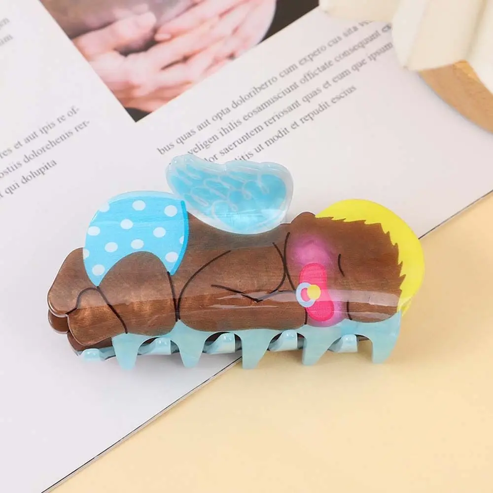 Креативный леопардовый коготь для волос бумажные журавли ангел птица акула