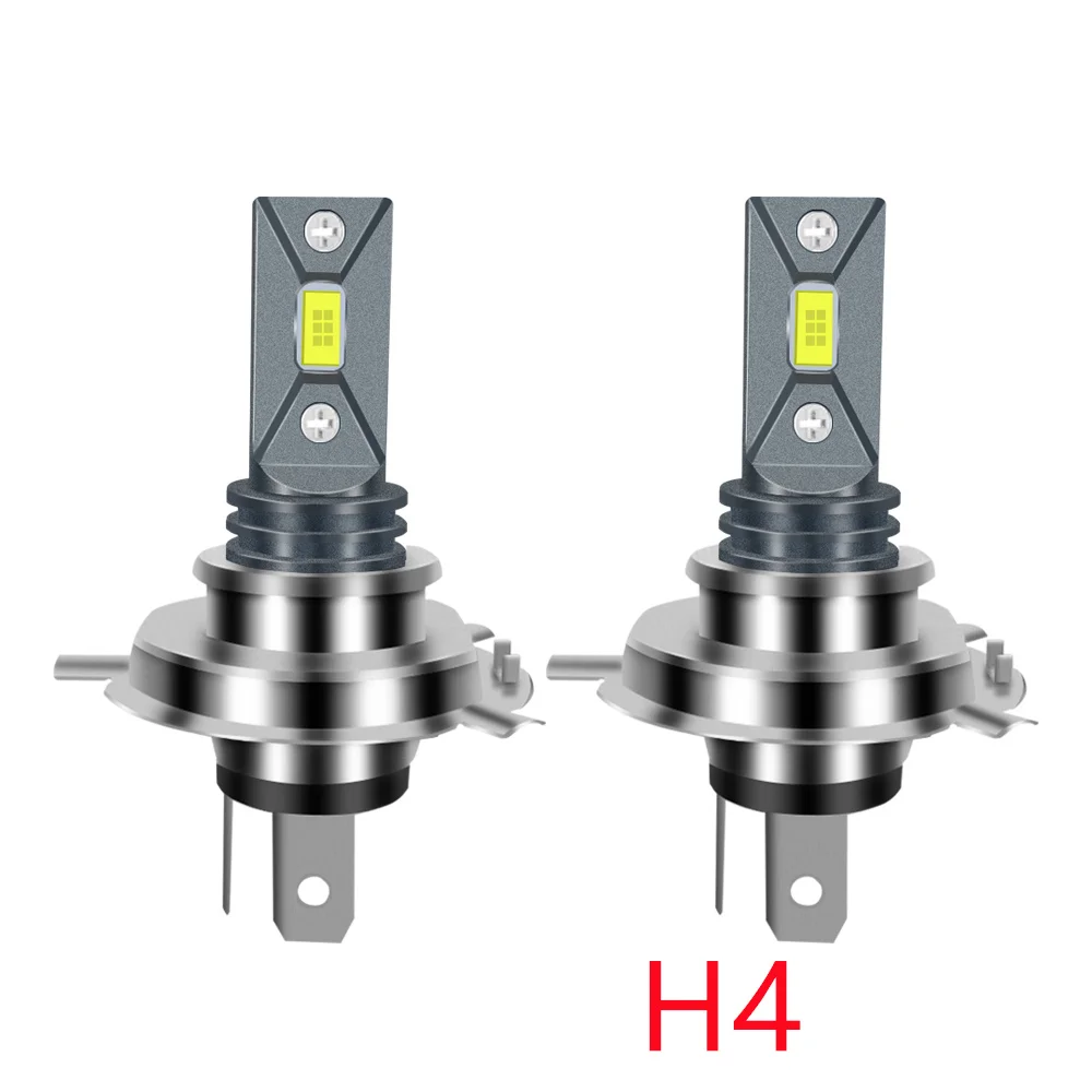 

2Pcs H4 LED Car Headlight Motorcycle H7 Fog Lamps H1 H3 Auto Bulb H8 H9 H11 HB4 20000Lm 6000K Bright Light 12v 24V Aileo Canbus