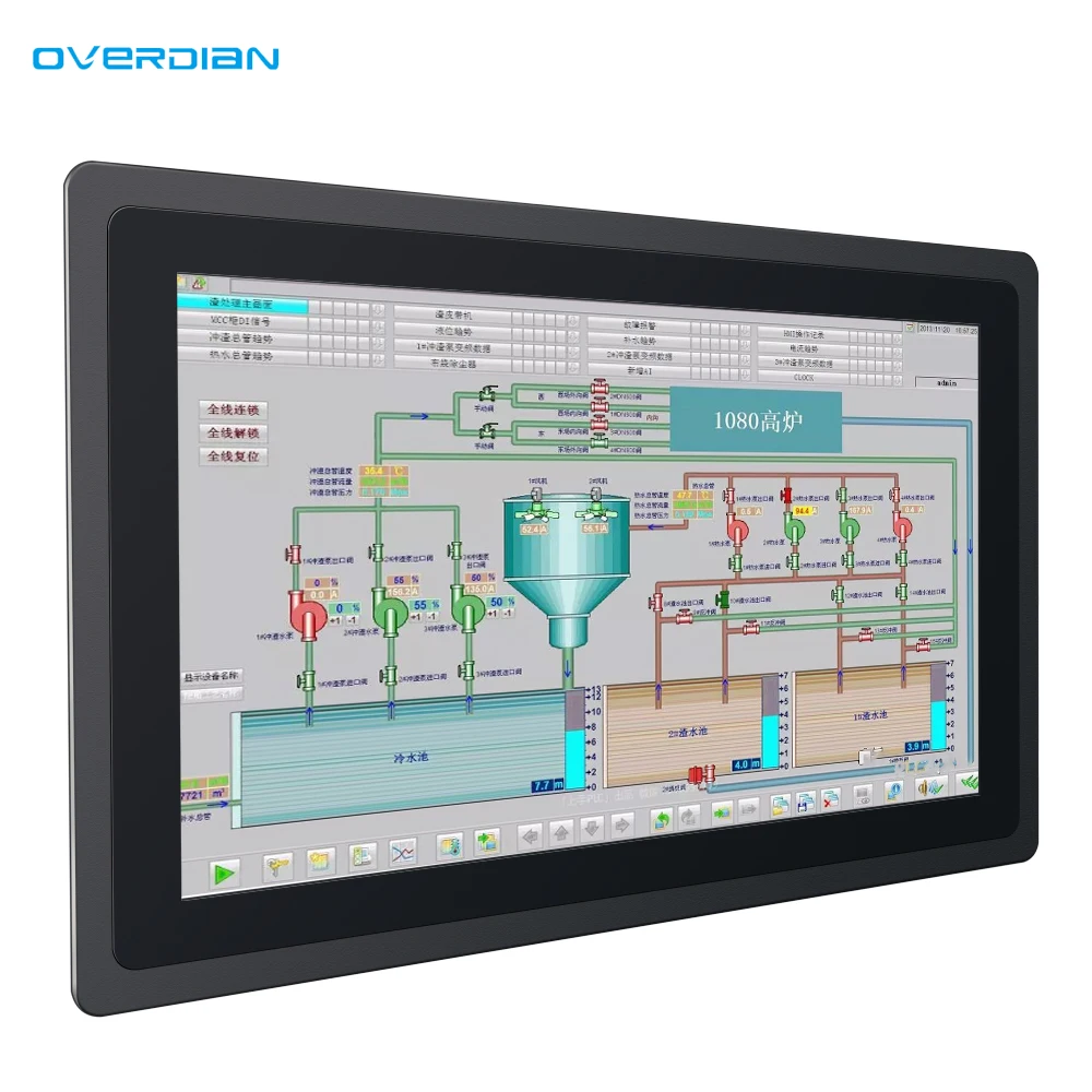 

19 Inch Wide Screen 1440*900 Industrial Grade All In One PC With Capacitive Touch Windows Syste 4G 64Gm