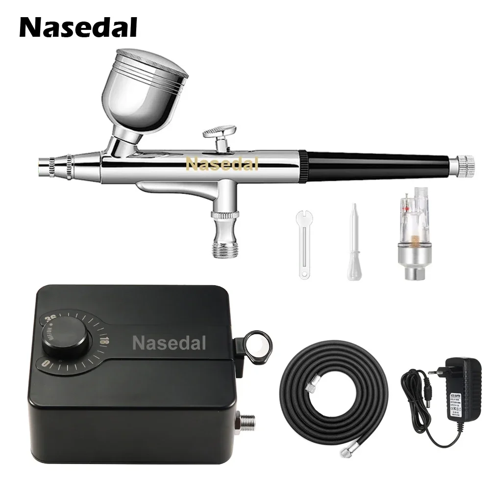 

Аэрограф Nasedal NT-56 для маникюра, тату, тортов, авто