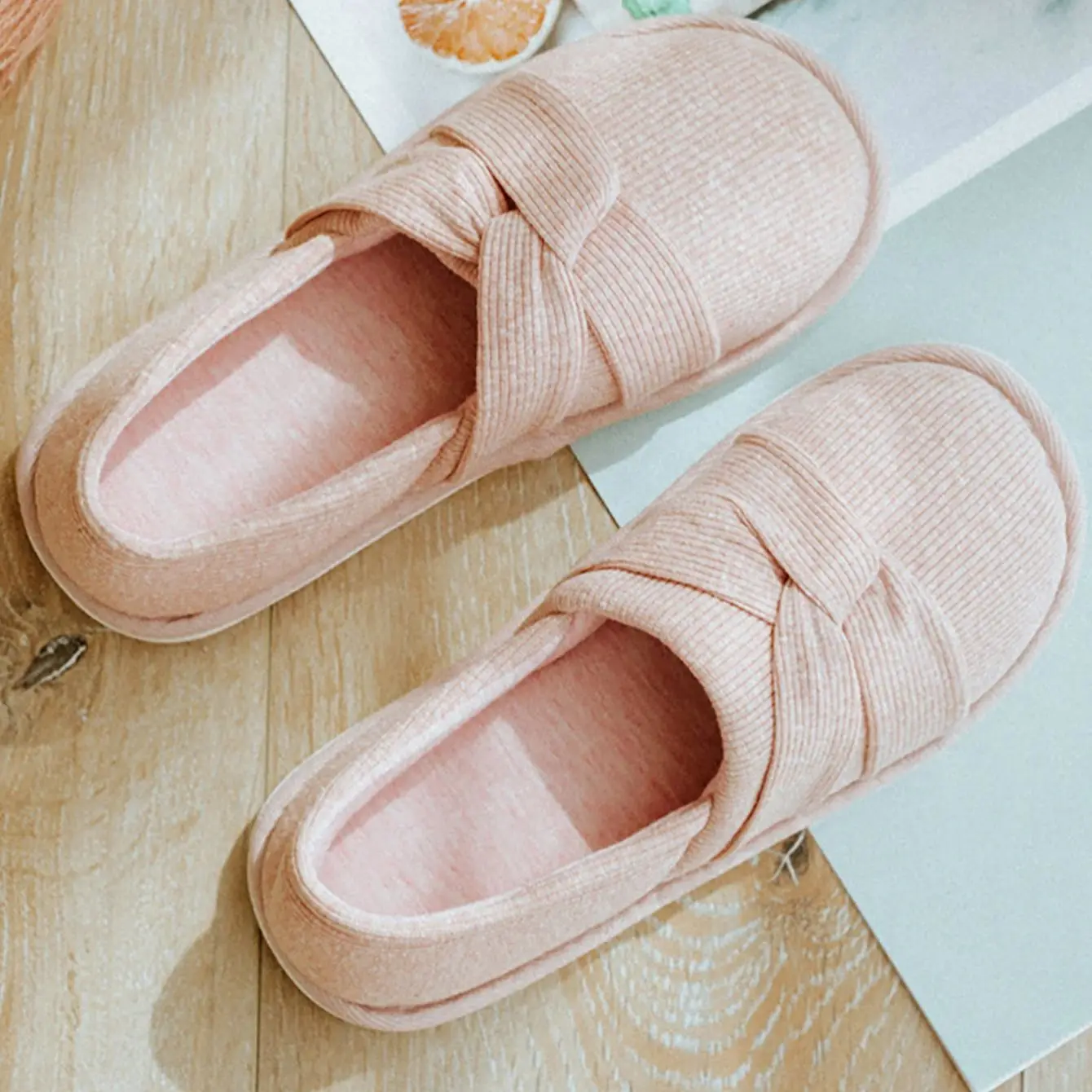 Женская послеродовая обувь на мягкой подошве домашние толстые дышащие