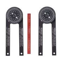 woodworking scale mitre saw protractor angle level with marking pencil carpenter angle finder measuring ruler meter gauge tools