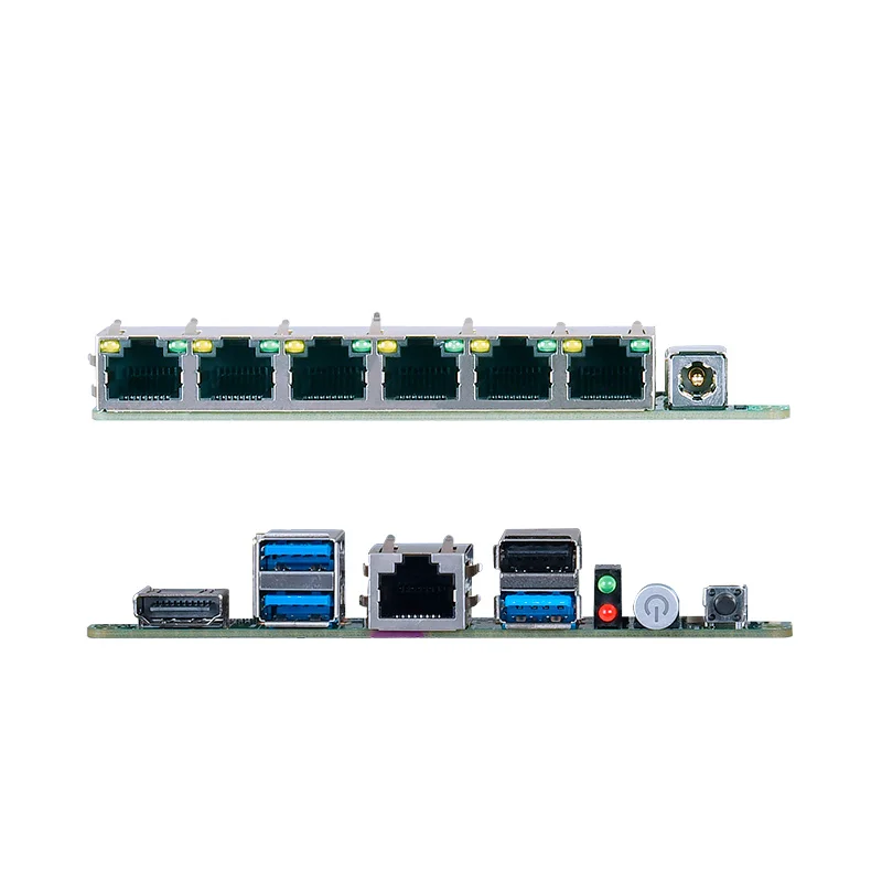 Фото Материнская плата для ITX-файрвола Pfsense с 6 портами I226v, процессором N150/N305, 1 HDMI, 4 USB, RS232, материнская плата для маршрутизатора Pfsense №4