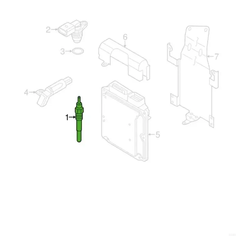 H8WE металлические автоматические свечи накаливания для гольфа Mk5 Mk6 03L905061F вилки