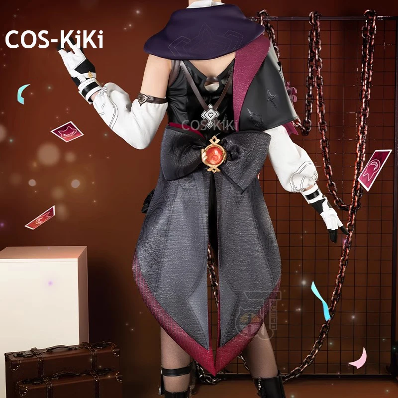 Костюм для косплея COS-KiKi Genshin Impact Lyney Magician великолепный красивый костюм на