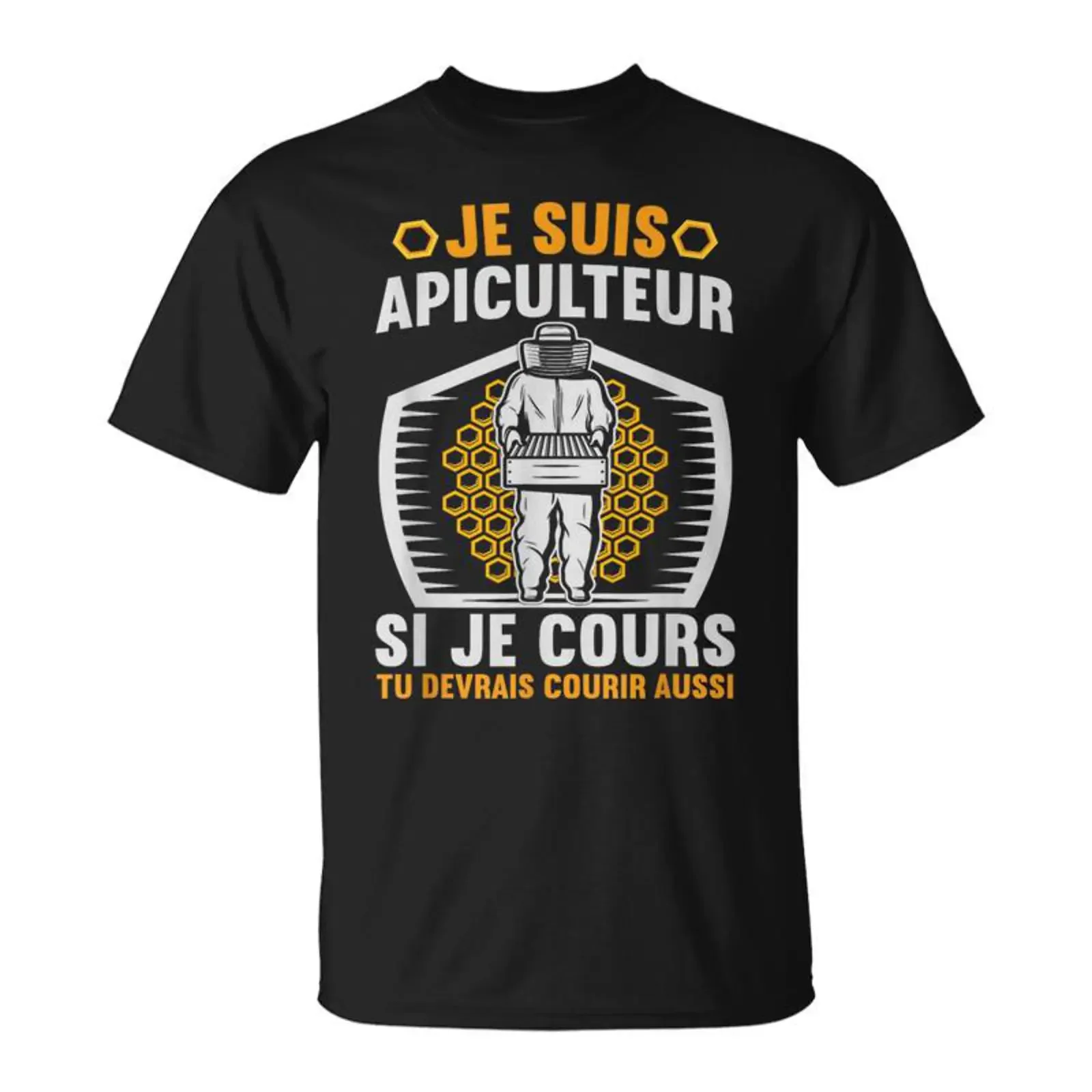 Фото Футболка Apicole Abeille Cadeau Jeuis Apiculteur T Shirt Cadeauxyz, винтажная, с эффектом потертости, удобная, повседневная, для ежедневной носки, эластичная №1