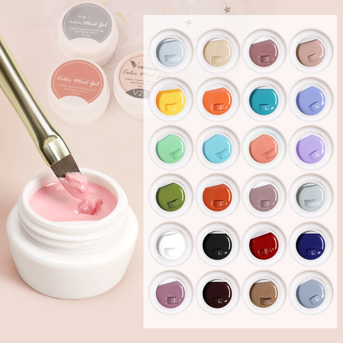 60 цветов/набор Твердый лак для ногтей Краска гель дизайна быстрое Отмачивание