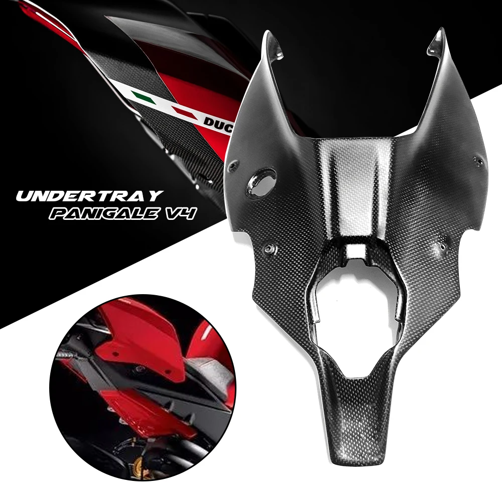 

Обтекатель из углеродного волокна для мотоцикла Ducati Panigale V4 V4 R/S 2018-2021, Защитная панель