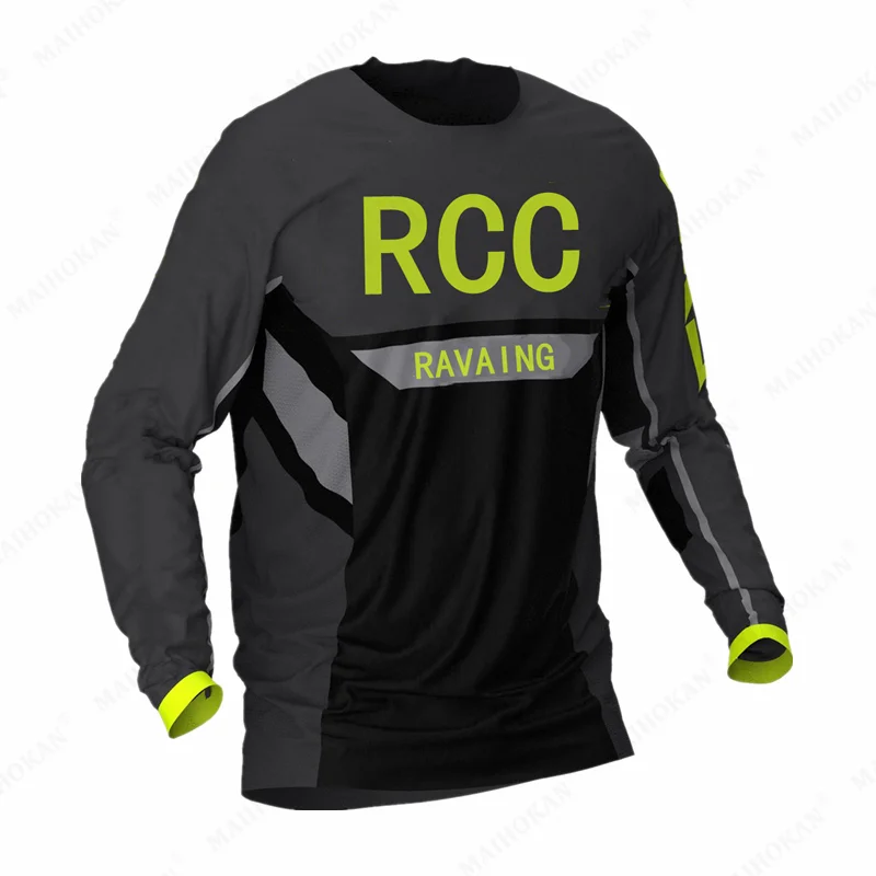 

2022 Downhill Jerseys RCC Off-road Mountain Bike Jersey DH Motocross Racing Sportswear Bicycle Jersey MTB Cycling T-shirt