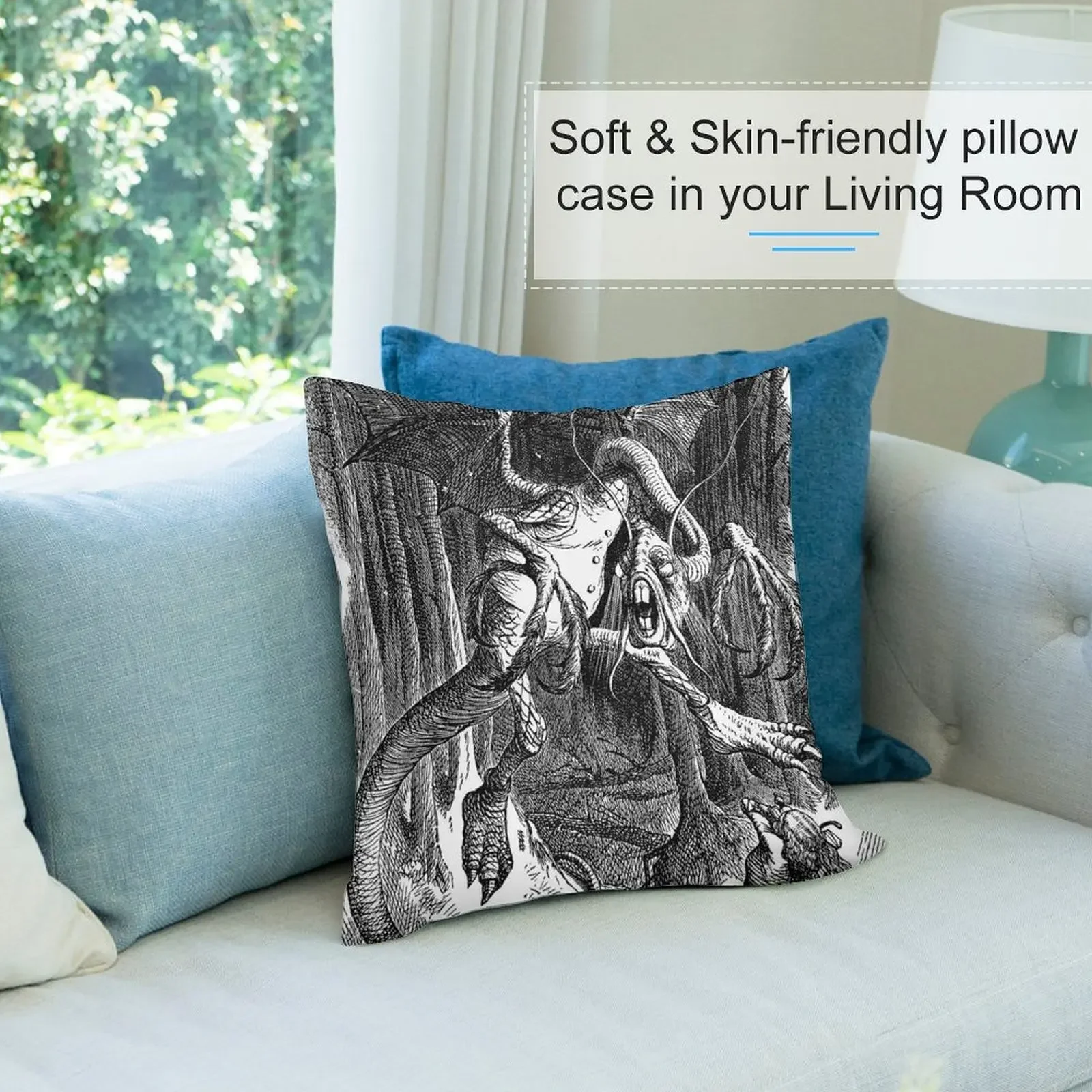 Декоративная подушка Jabberwocky чехлы для дивана гостиной сидения