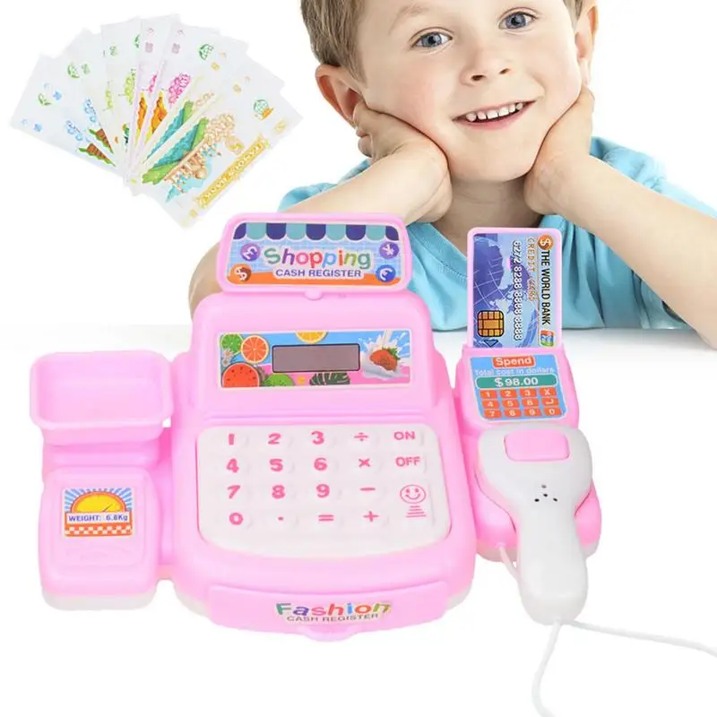 

Игровой кассовый аппарат, игровой калькулятор, кассовый аппарат, набор игрушек для супермаркета, ролевая игра, игрушка для упражнений, мате...