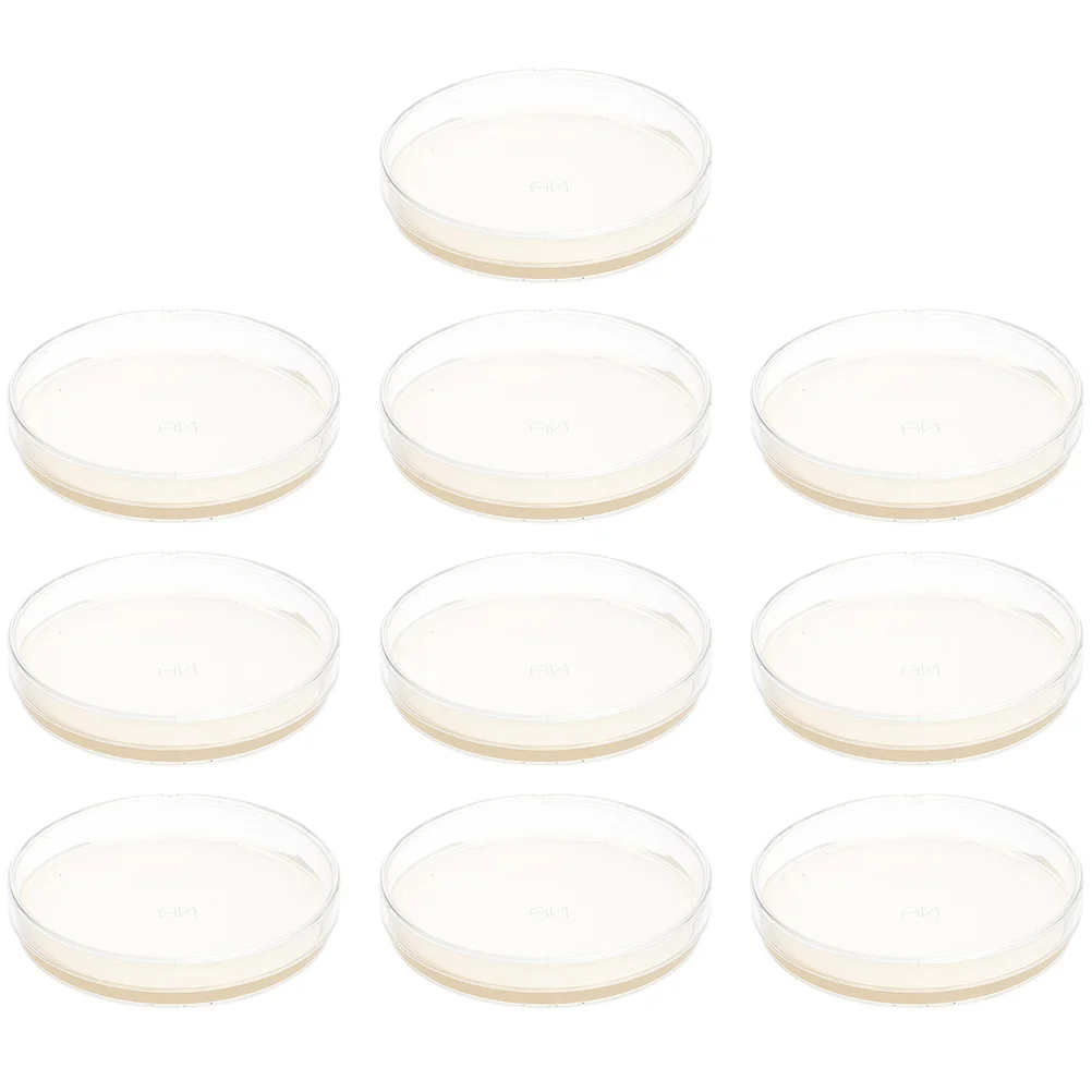 

10pcs Prepoured Agar Plates Petri Dishes with Agar Science Experiment Supplies Jelly