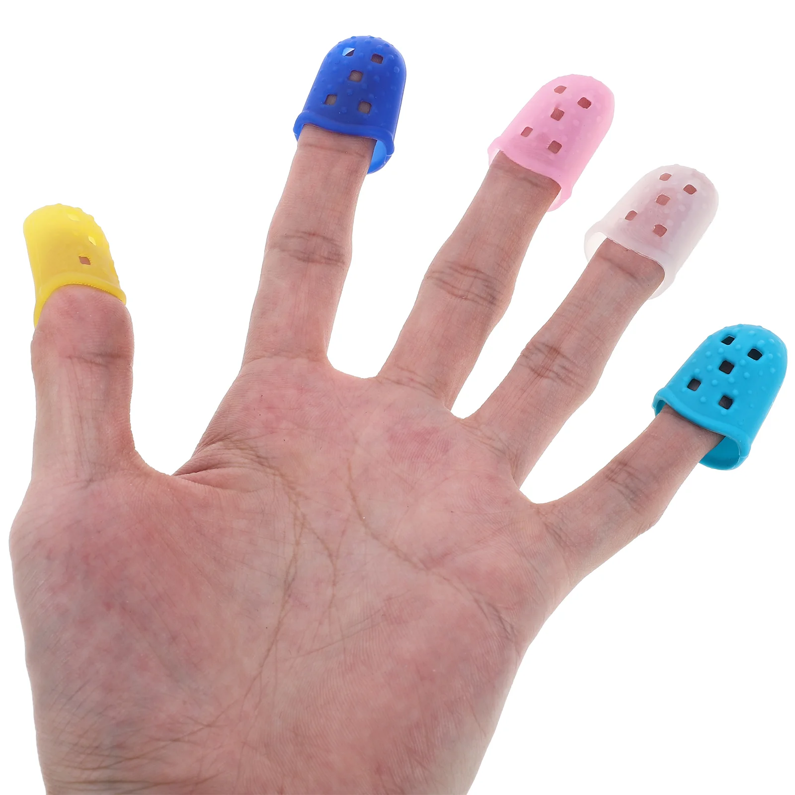 

Силиконовые защитные колпачки для пальцев, прочные Защитные чехлы для счетчиков денег, Нескользящие рукава, детские резиновые перчатки для гитары