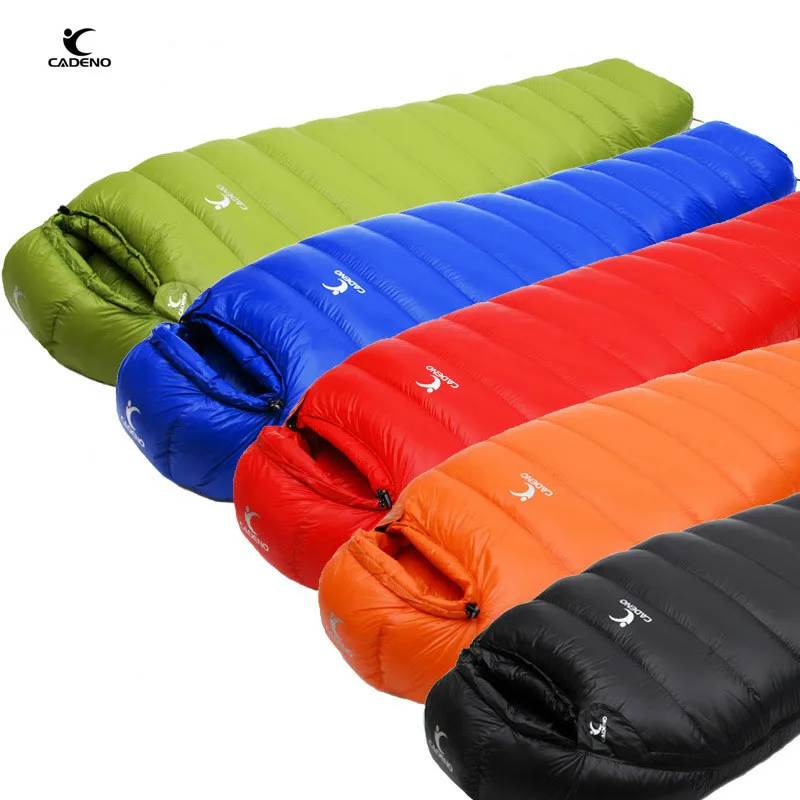 

Mummy Sleeping Bag Outdoor Type Ultralight Winter Autumn White Duck Down Sleeping Bag For Adults Camping Hiking Climbing Travel
