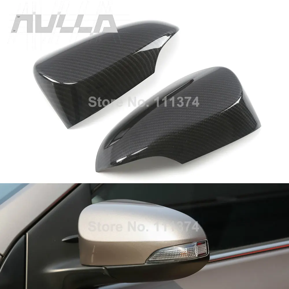 

Chrome Side Rearview Mirror Protect Cover For Toyota C-HR CHR 2017 2018 2019 Car Detector Carbon Look Stick Styling