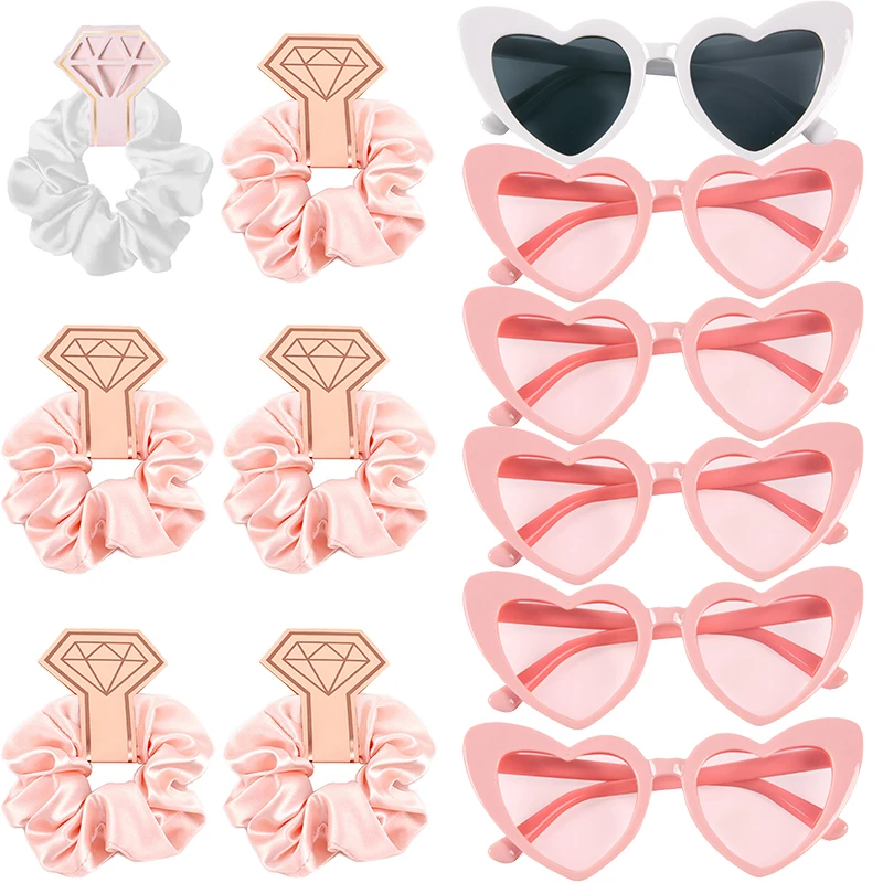 Набор атласных резинок для волос 12 шт.