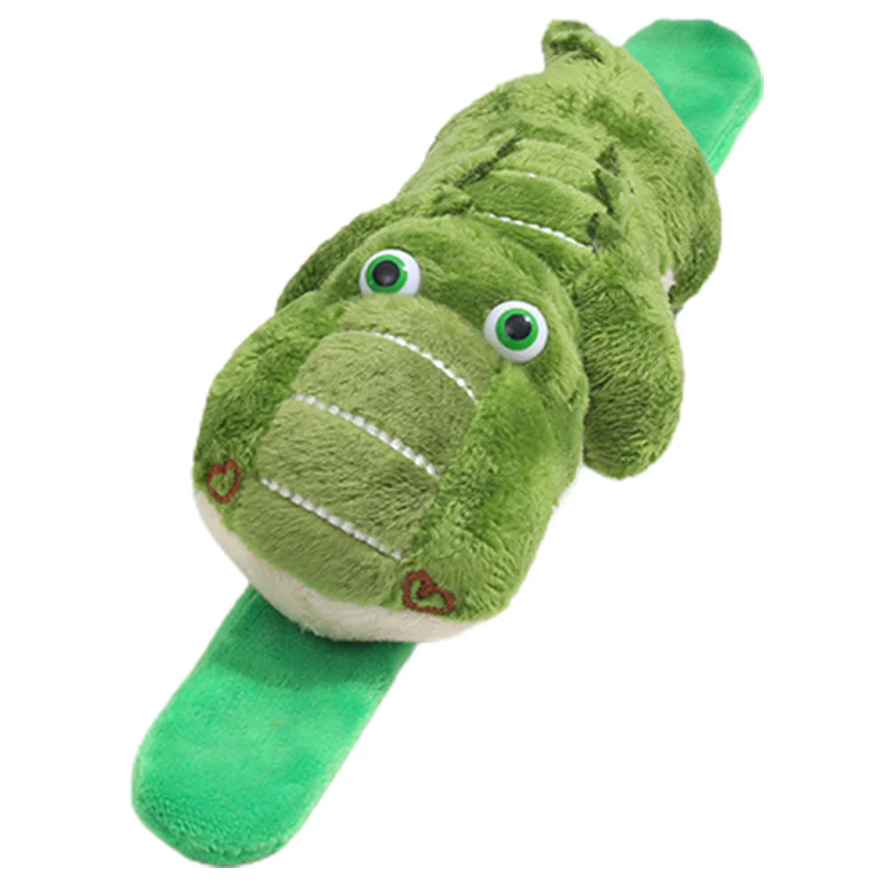 

Wrist Tape Animals Slap Bracelet Stuffed Crocodile Band Decorations Hugger Plush Pp Cotton Bands Party Favors Child For