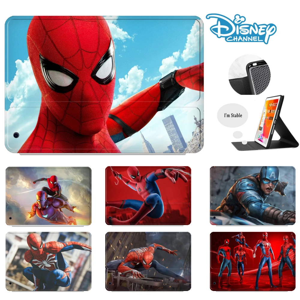 

Симпатичный мультяшный чехол для iPad AIR 4 Air 3 10,5 дюймов для Pad Pro 2021 2020 для iPad 9 ipad чехол Человек-паук Новинка