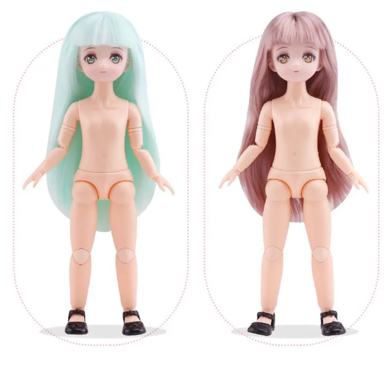 30 см 1/6 BJD двухмерная кукла для комического лица тело обнаженные куклы практика