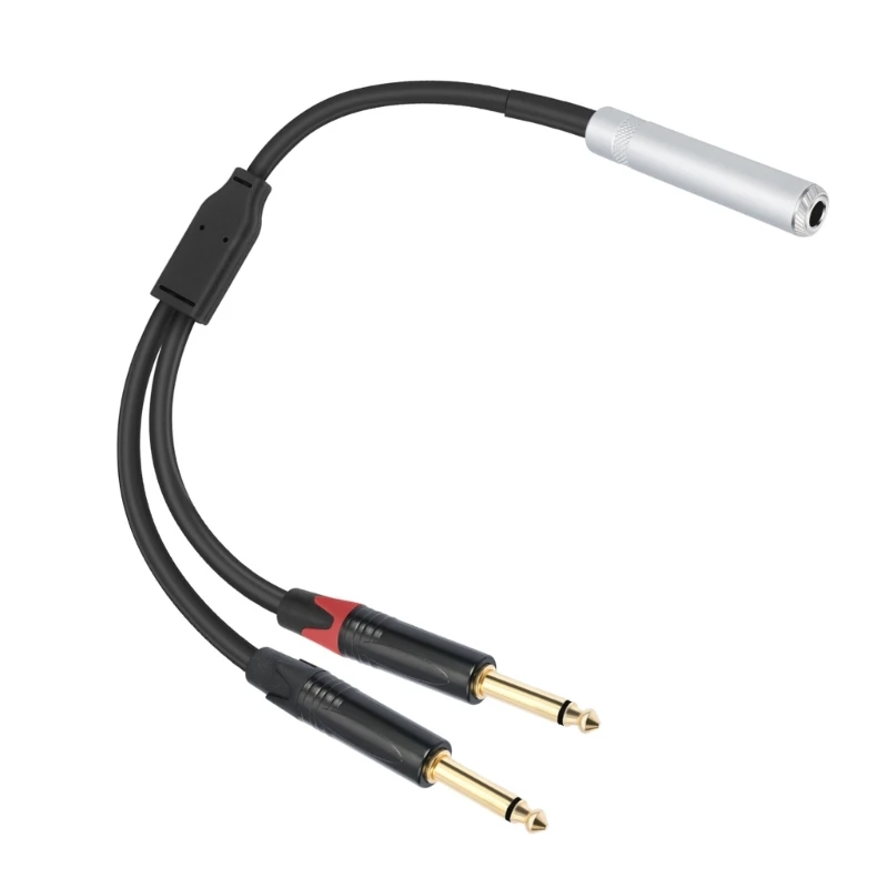 Стереофонический разъем мама 6 35 мм с двойным разъемом вилка Y-образный