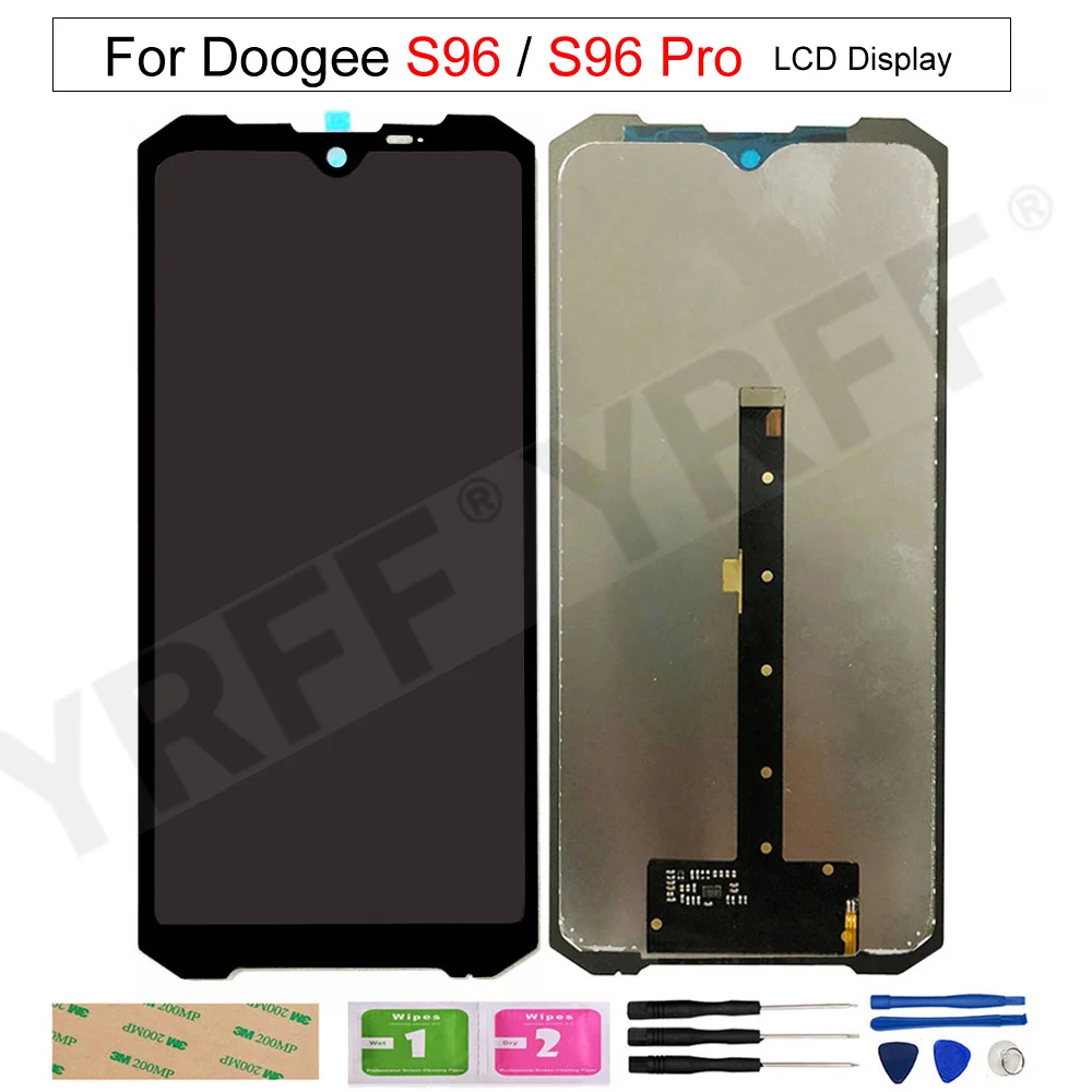 

ЖК-дисплей для Doogee S96 Pro, ЖК-дисплей для Doogee S96 Pro, дигитайзер сенсорного экрана в сборе, ремонт телефона, Замена + Инструменты + бесплатная дост...