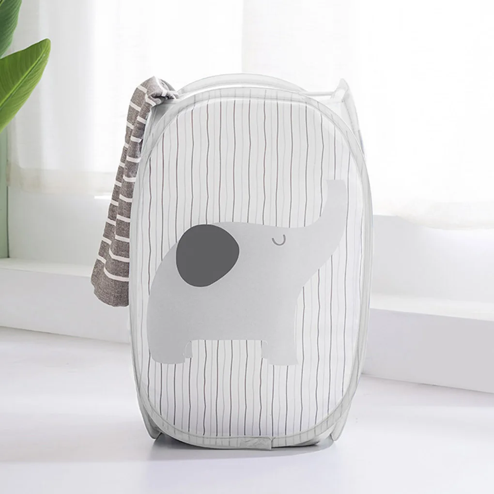 

Foldable Dirty Clothes Storage Basket Mesh Laundry Hamper Children s Toys Shoes Sundries Organizer