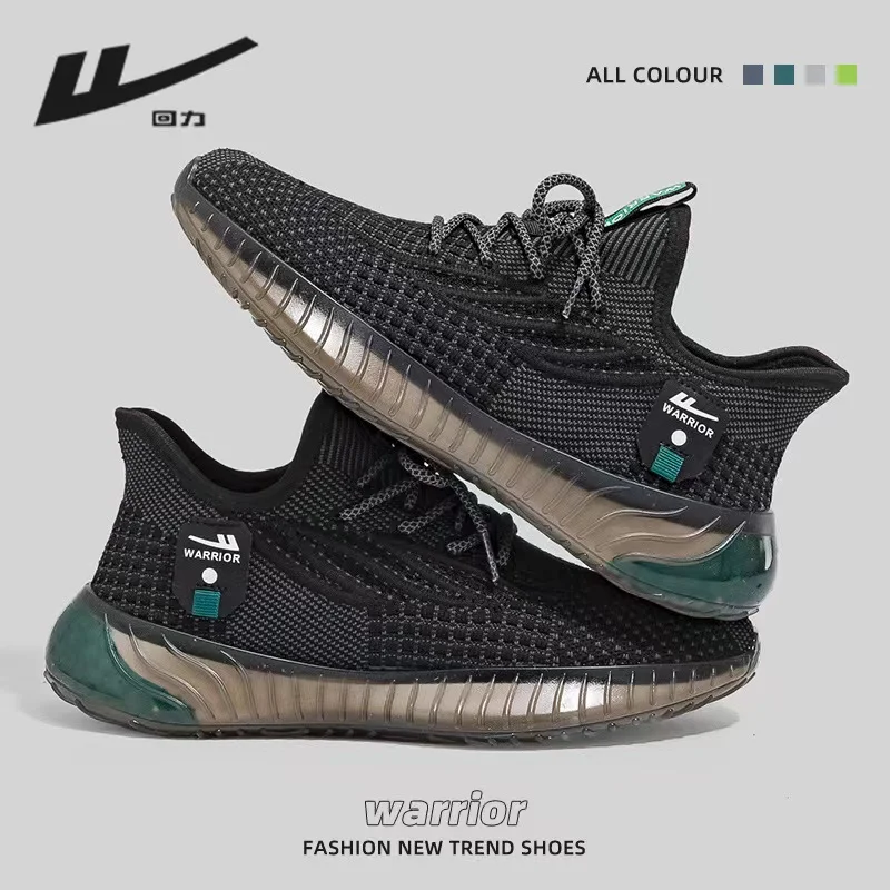 

Warrior 2023 Fashion Breathable Running Shoes Mesh Summer Sports Shoes For Men Soft Soles Designer Replica Casual Sneakers