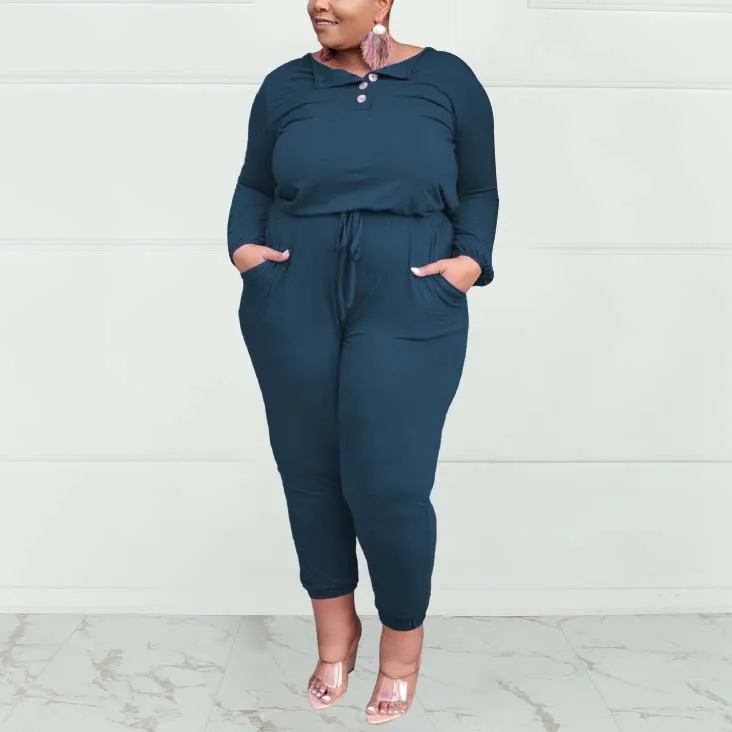 Autumn Winter New Jumpsuits & Rompers for Women Solid Full Sleeve High Waisted Causal Daily Wear Long Overalls Clothes New 2022