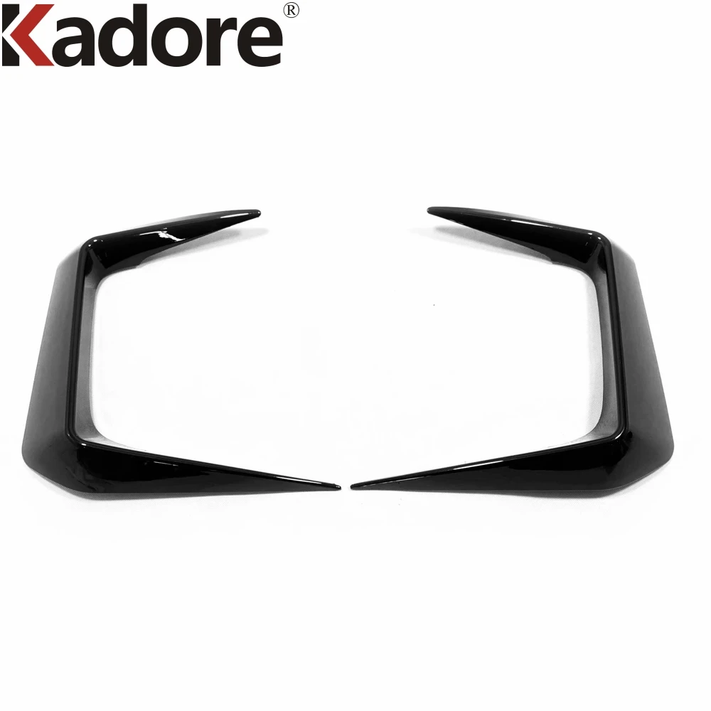 2 шт. Автомобильные противотуманные светильник из углеродного волокна для Toyota Rav4