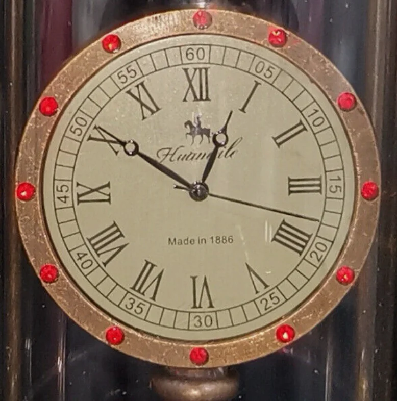 276 г древние китайские латунные изысканные статуи часов ручной работы в подарок