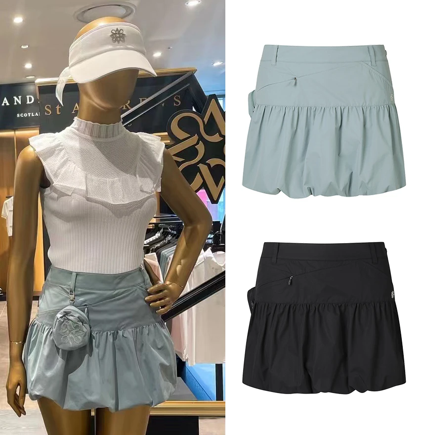 

Women's Golf Shorts Skirts Cute Flower Skirt with A Small Bag Women's Sports Short Sports