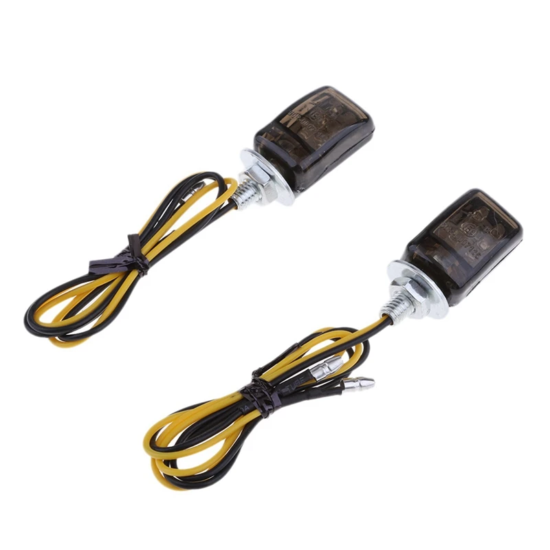 

6Pcs Universal LED Black Mini Tiny Small Indicators Turn Signals Motorcycle Motor Bike For Yamaha