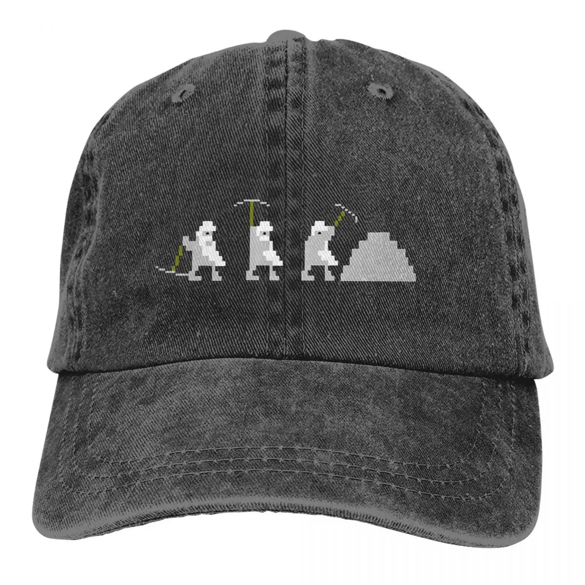 

Washed Men's Baseball Cap Stone Trucker Snapback Caps Dad Hat RimWorld Run A Game Golf Hats