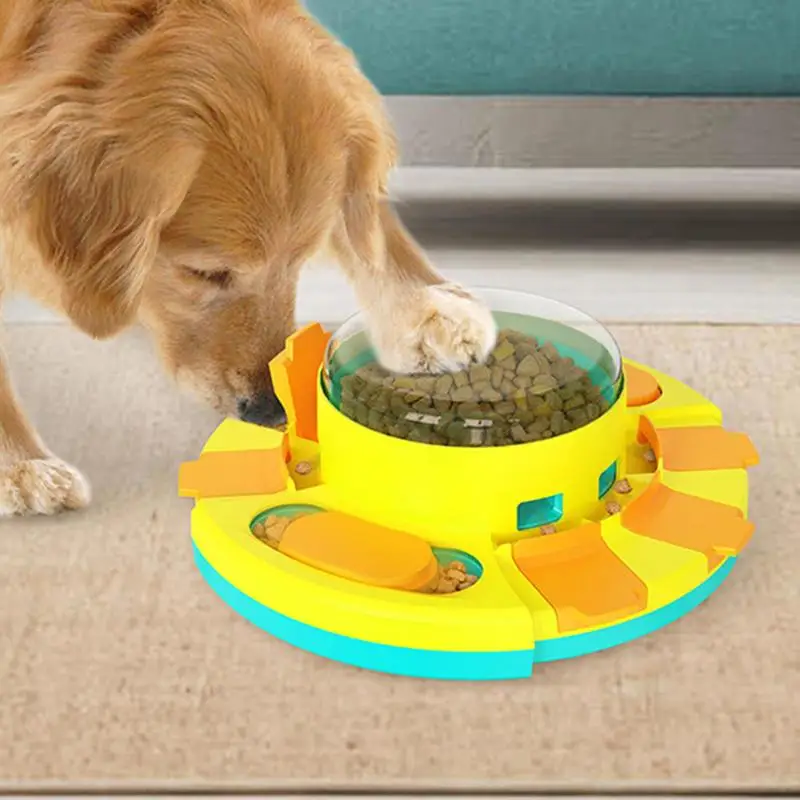 

Pet Dog Bowl Dog Slow Feeder Bowl Puppy Cat Slow Eating Dish Bowl Anti-Gulping Food Plate Feeding Dog Cat Food Bowl Pet Supplies