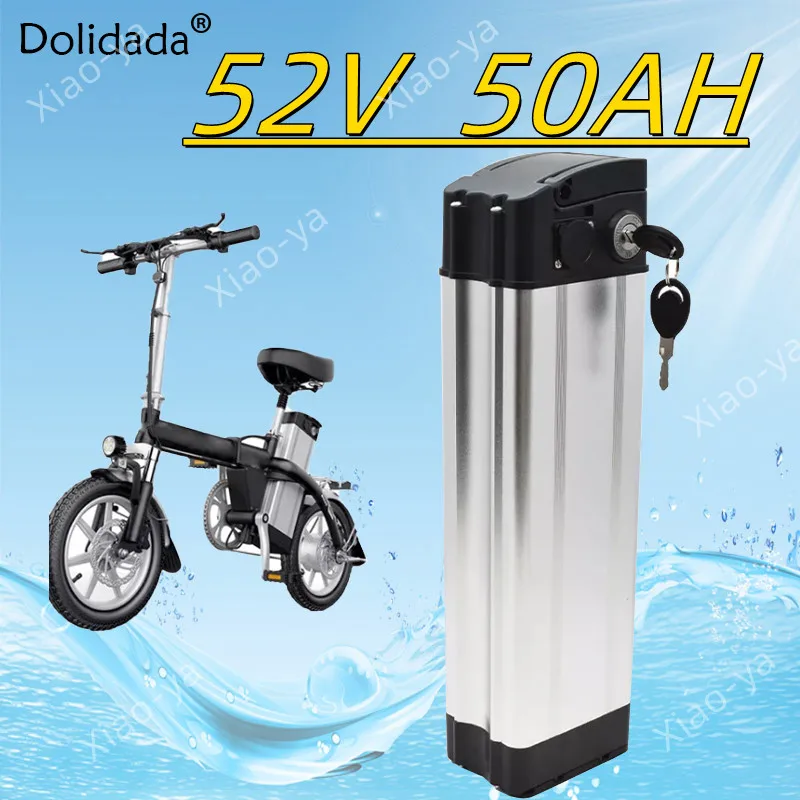 

36V / 48V / 52V high-power lithium battery, aluminum shell, anti-theft lock, suitable for long-life use of electric bicycle