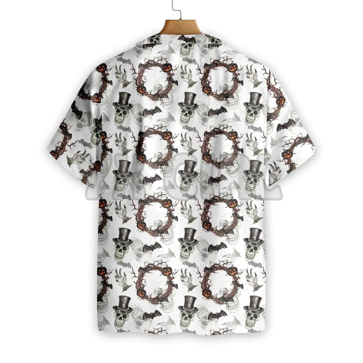 Baseball And Skull 3D All Over Printed Hawaiian Shirt Men's For Women's Harajuku Casual Shirt Unisex