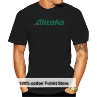 new alitalia italian airlines travel t shirt white color