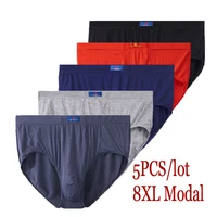 8xl xl 5pcs modal plus size oversize mens underwear brief mens briefs men shorts underwear men underwear comfort male underwear