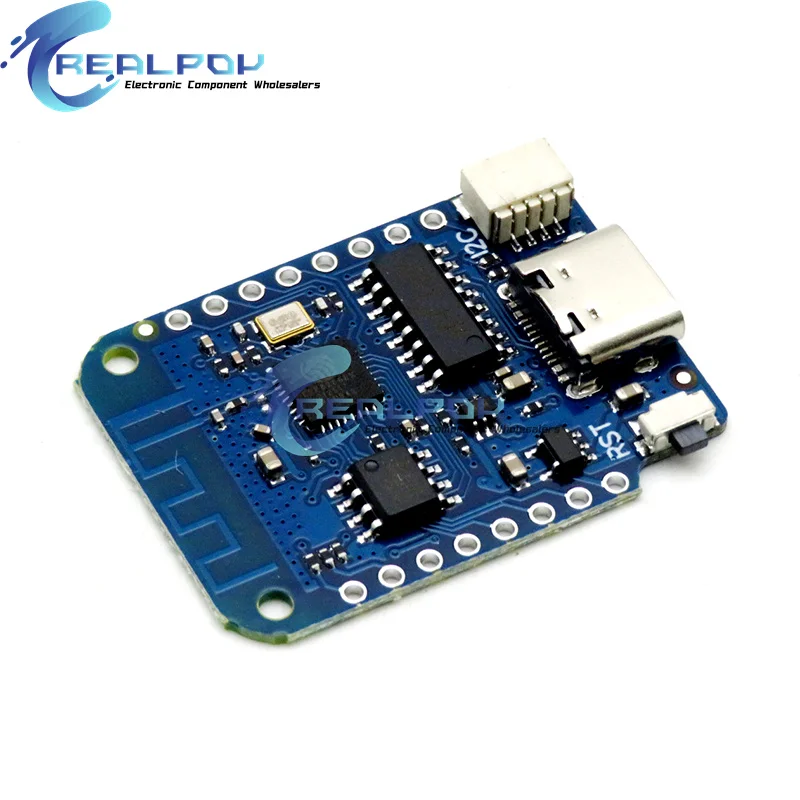 Фото WEMOS D1 Mini V4.0.0 TYPE-C USB WIFI Интернет вещей плата на основе ESP8266 4MB MicroPython Nodemcu Arduino совместима №3