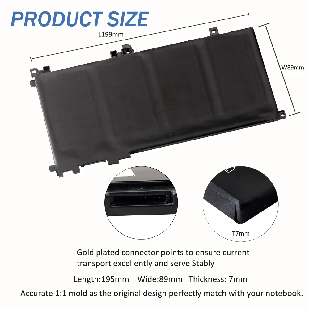 Аккумулятор ETESBAY TE04XL для ноутбука HP Omen 15 Pavilion 905175 в 271 мАч 4 Вт-ч