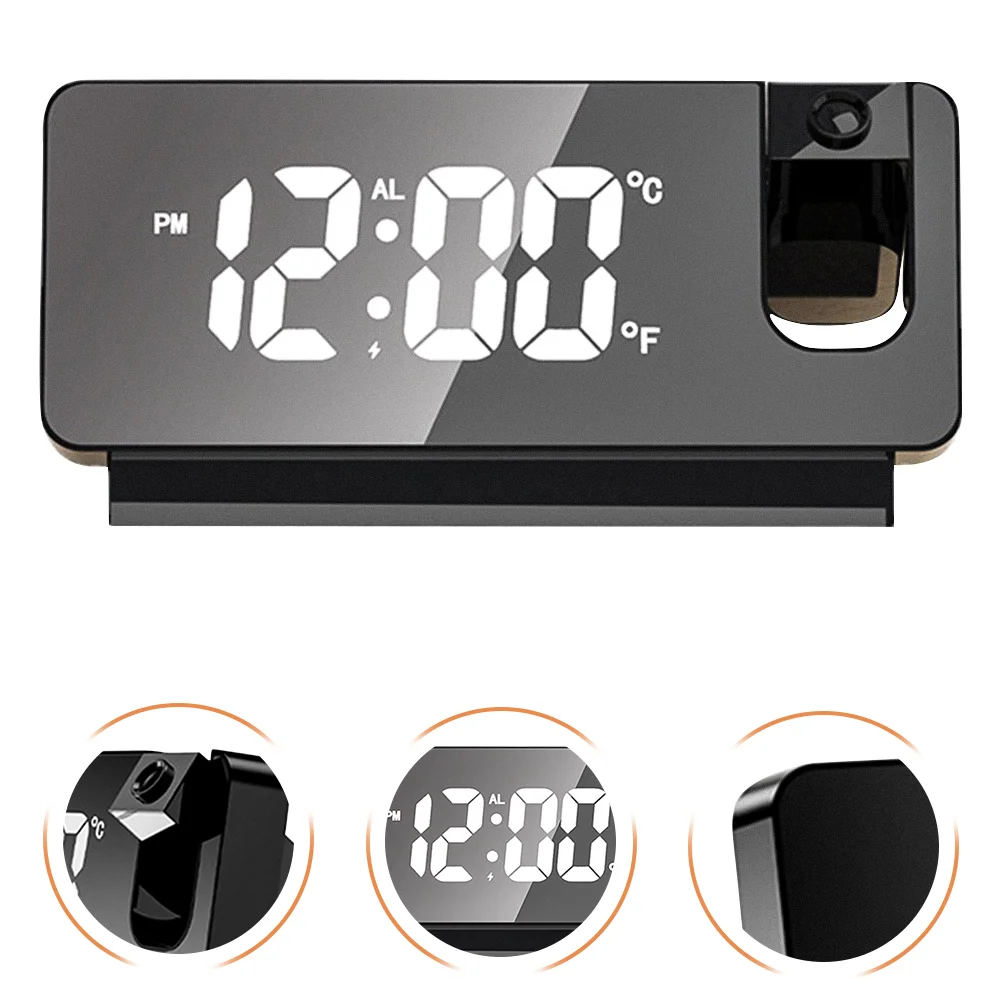 

Clock Table Projection Clock Creative Table Clock Desktop Clock Adornment for Housewarming Decoration Bedside