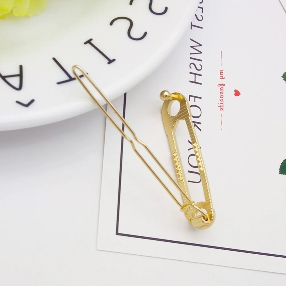 10 шт. заколки для волос стильные геометрические полые модные металлические