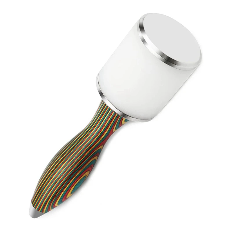 

Mallet Hammer,Carving Hammer, Wooden Handle Nylon Hammer, Craft Mallet For Leather Craft DIY Engraving Punching Printing