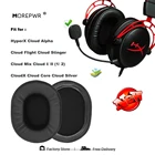 Сменные амбушюры для HyperX Cloud Alpha Cloud Flight Stinger Mix Cloud I II (1 2) CloudX Cloud Core Silver