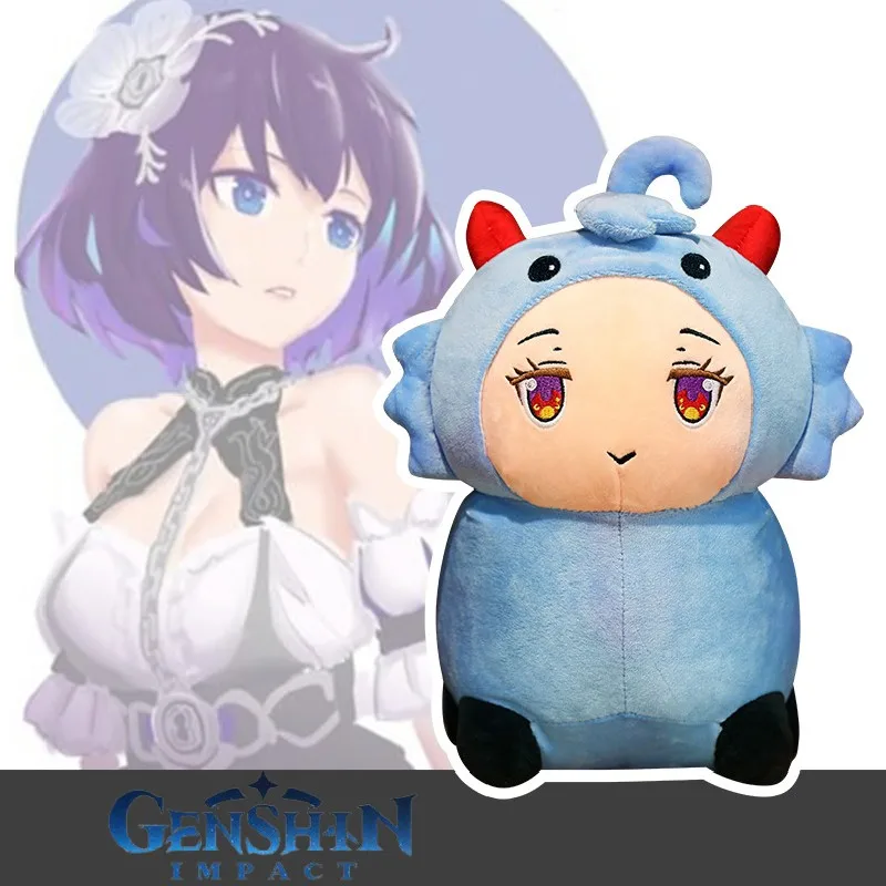 

30cm Genshin Impact Ganyu Sheep Plush Toy Kawaii Cosplay Coconut Sheep Soft Stuffed Anime Game Dolls Kids Cute Birthday Gifts
