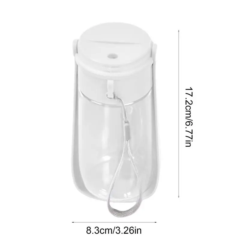 Бутылочка для воды складная прогулок и собак 450 мл