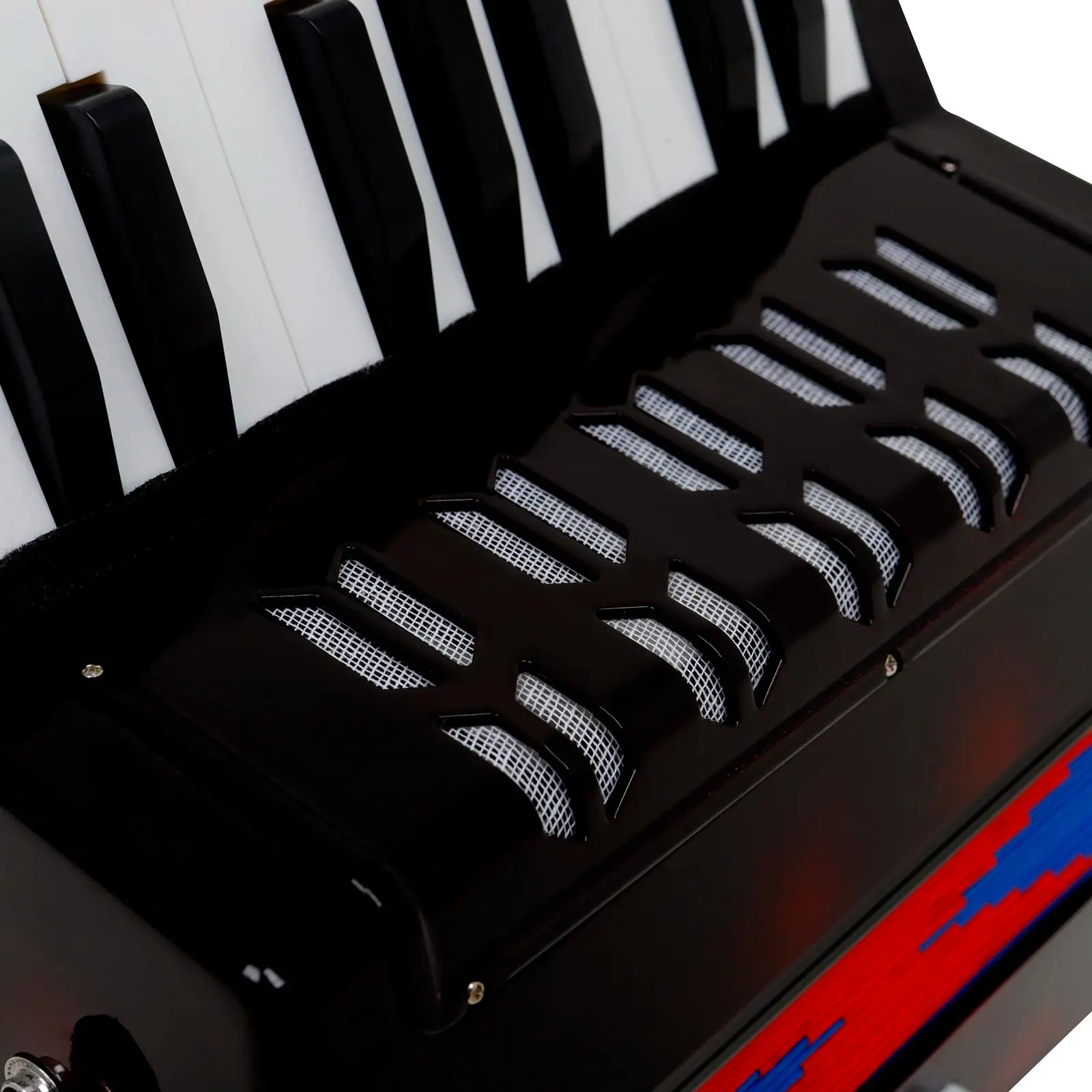 

Professional 17-Key 8 Bass Accordion Kids Musical Instrument Toy Black